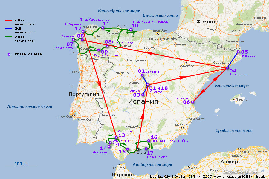 Espana2010 general map